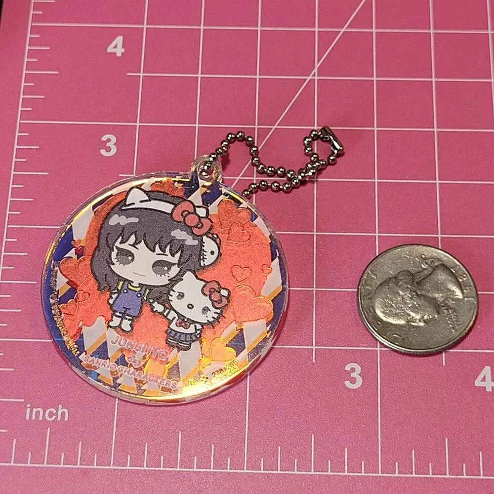 Deformed Tomie & Hello Kitty - Junji Ito x Sanrio Blue Acrylic Charm